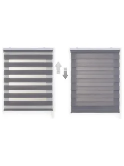 Selecta Stor Gardinen, Jalousien & Rollos<Doppelrollo in Silber