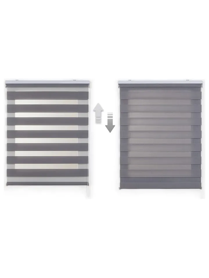 Selecta Stor Gardinen, Jalousien & Rollos<Doppelrollo in Silber
