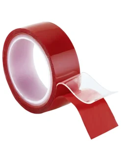 Maximex Weitere Haushaltshelfer<Doppelseitiges Klebeband in Rot - (L)150 x (B)2 cm