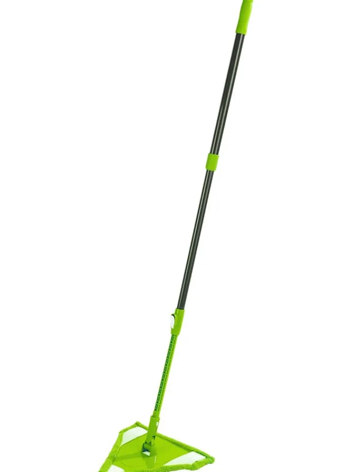 Wenko Putz- & Waschutensilien<Dreiecksmopp in Grün - (B)31 x (H)160 x (T)27 cm