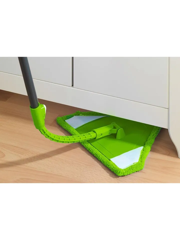 Wenko Putz- & Waschutensilien<Dreiecksmopp in Grün - (B)31 x (H)160 x (T)27 cm