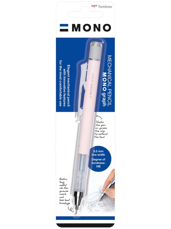 Tombow Büro- & Schulbedarf<Druckbleistift "Mono graph" in Koralle