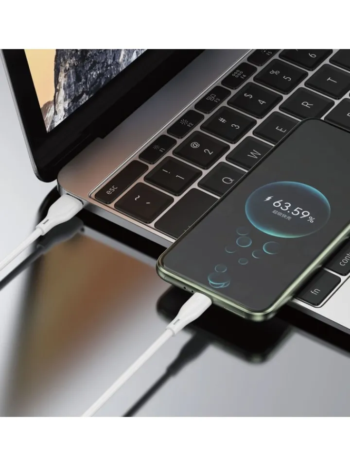 Wisam® Tablets, Konsolen & Elektronisches Spielzeug<Dudao USB/Lightning Kabel 3A 2m – Weiß