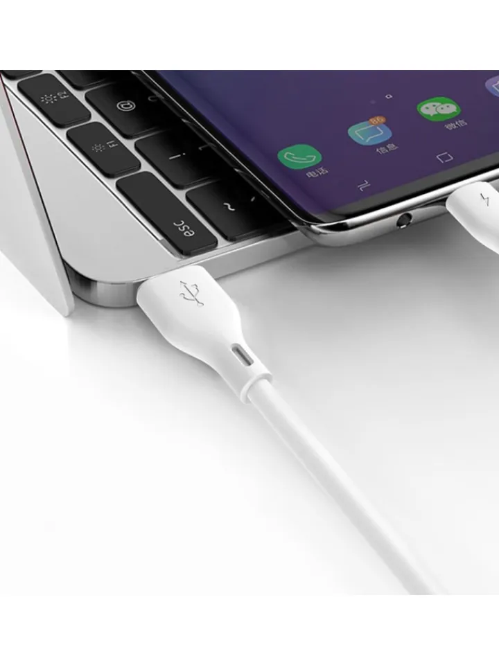 Wisam® Tablets, Konsolen & Elektronisches Spielzeug<Dudao USB/Lightning Kabel 3A 2m – Weiß