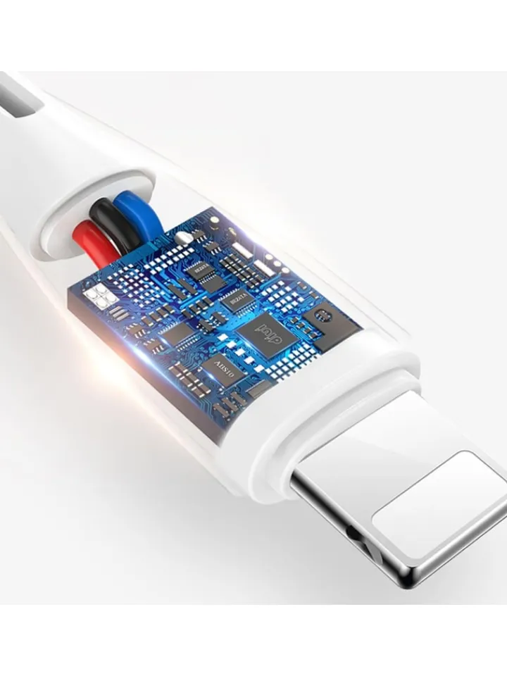 Wisam® Tablets, Konsolen & Elektronisches Spielzeug<Dudao USB/Lightning Kabel 3A 1m – Weiß