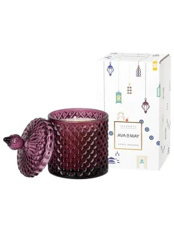 AVA & MAY Kerzen, Vasen & Mehr<Duftkerze "Istanbul" in Lila - 200 g