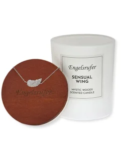 Engelsrufer Kerzen, Vasen & Mehr<Duftkerze "Sensual" mit Armkette "Flügel"