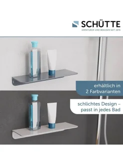 Schütte Badaccessoires<Duschablage in Weiß - (L)35 x (B)5 cm