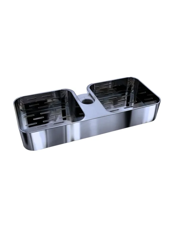 RIDDER Badarmaturen<Duschablage Lobos für Brausestangen chrom