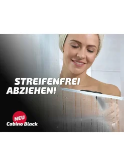 Leifheit Weitere Haushaltshelfer<Duschabzieher "Cabino" in Schwarz - (B)24 cm