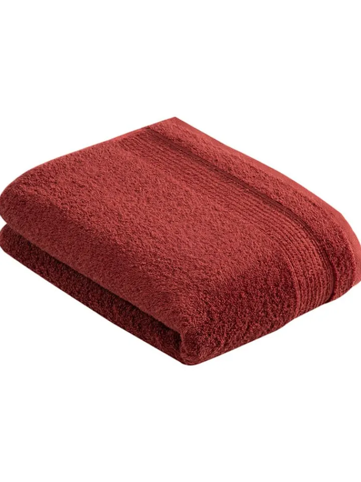 Vossen Badtextilien|Badtextilien<Duschtuch "Balance" in Rot