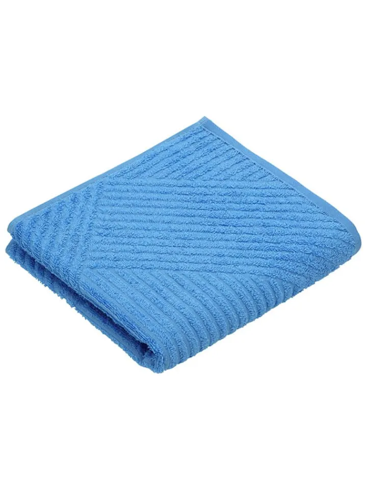 Vossen Badtextilien|Badtextilien<Duschtuch "Nuria" in Blau