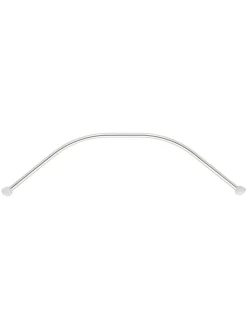 Wenko Badaccessoires<Duschvorhangstange in Silber - Ø 2,5 cm