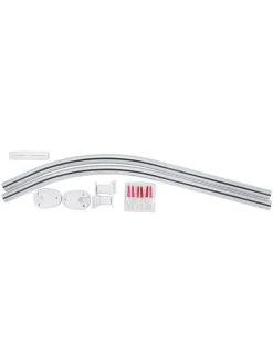 Wenko Badaccessoires<Duschvorhangstange in Silber - Ø 2,5 cm