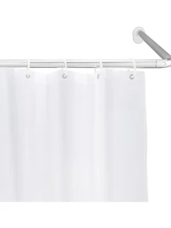 Wenko Badaccessoires<Duschvorhang-Winkelstange in Silber