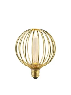 Licht-Erlebnisse Leuchtmittel<E27 LED-Leuchtmittel in Warmweiß EEK G A bis G Ø 12.5 cm in Gold