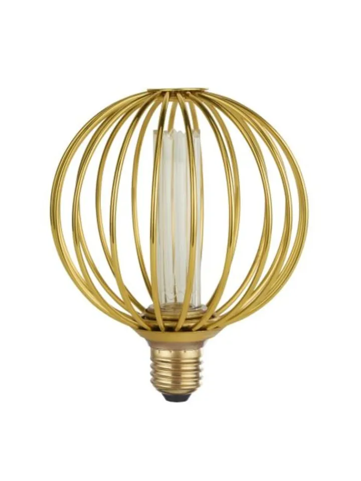 Licht-Erlebnisse Leuchtmittel<E27 LED-Leuchtmittel in Warmweiß EEK G A bis G Ø 12.5 cm in Gold
