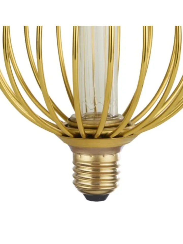 Licht-Erlebnisse Leuchtmittel<E27 LED-Leuchtmittel in Warmweiß EEK G A bis G Ø 12.5 cm in Gold