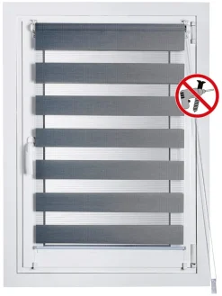 Selecta Stor Gardinen, Jalousien & Rollos<Easyfix-Doppelrollo in Grau