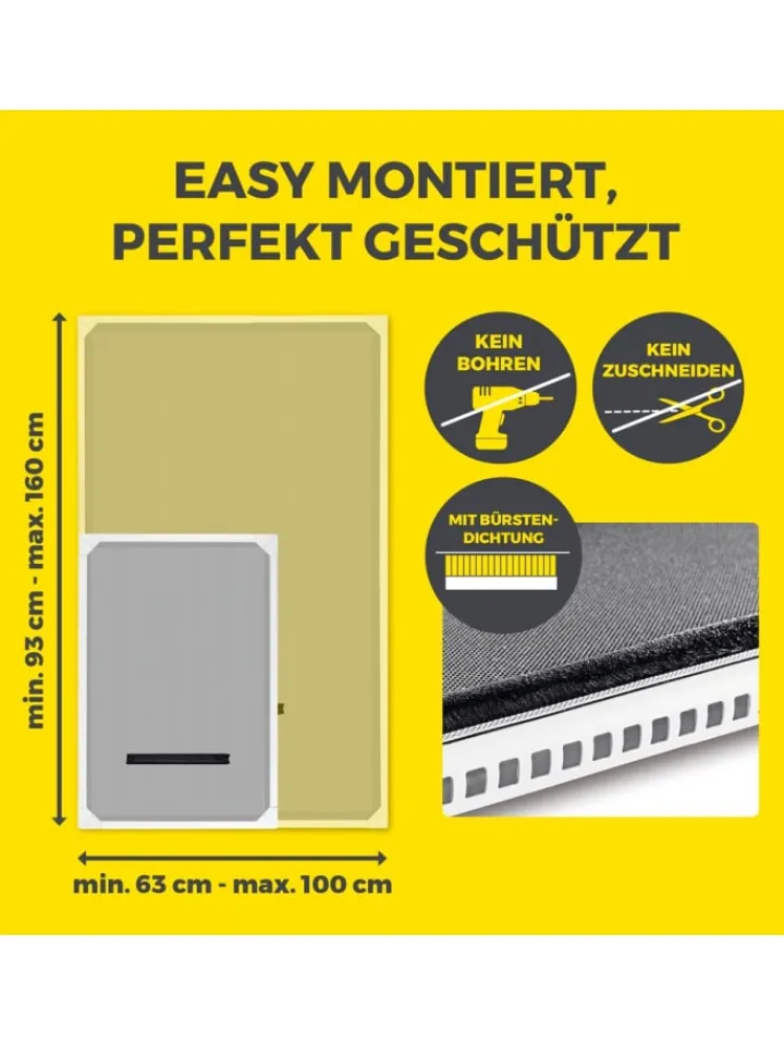 EASYmaxx Weitere Haushaltshelfer<Insect Protect Teleskop-Insektenschutzgitter für Dachfenster