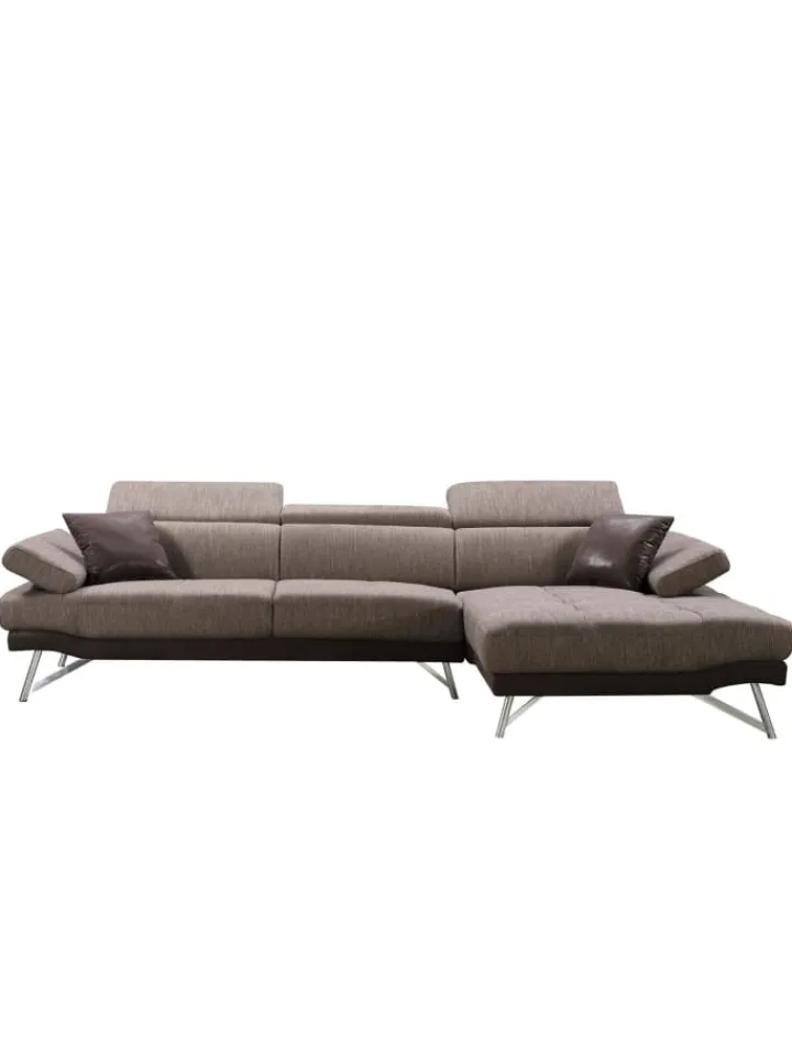 MCW Möbel-Sets<Ecksofa H92, Rechts, braun