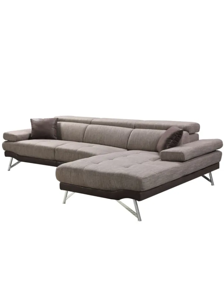 MCW Möbel-Sets<Ecksofa H92, Rechts, braun