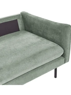 Beliani Sitzmöbel<Ecksofa VINTERBRO in Grün/Schwarz - (W) 279 x (H) 86 x (L) 162 cm