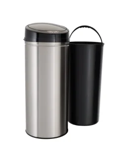Echtwerk Mülleimer<Edelstahl Abfalleimer mit Sensor 42 l in Brushed