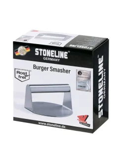 Stoneline Küchenelektronik|Grillen<Edelstahl-Burger-Smasher - Ø 14 cm