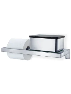 Blomus Kisten & Körbe<Edelstahl-Feuchttücherbox "Menoto" in Silber - (B)15 x (H)7,5 x (T)13 cm