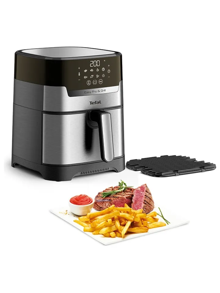 Tefal Küchenelektronik<Edelstahl-Heißluftfritteuse "Easy Fry & Grill XL" - 4,2 l