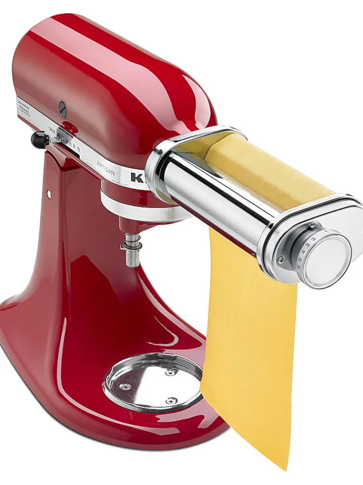 KitchenAid Küchenelektronik<Edelstahl-Nudelteigroller "5KSMPSA" in Silber