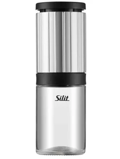 Silit Koch- & Backutensilien|Gedeckter Tisch<Edelstahl-Salz-/Pfeffermühle - (H)14 cm