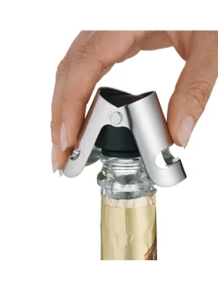 WMF Gedeckter Tisch<Edelstahl-Sektflaschen-Verschluss ''Clever&More'' - (H)5 x Ø 4 cm