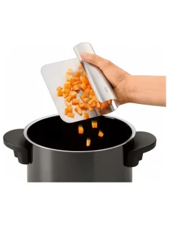 Silit Koch- & Backutensilien<Edelstahl-Universalhelfer "Cut`n Serve" - (L)15 x (B)11 cm