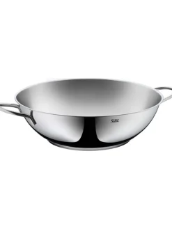 Silit Kochgeschirr<Edelstahl-Wok - Ø 32 cm