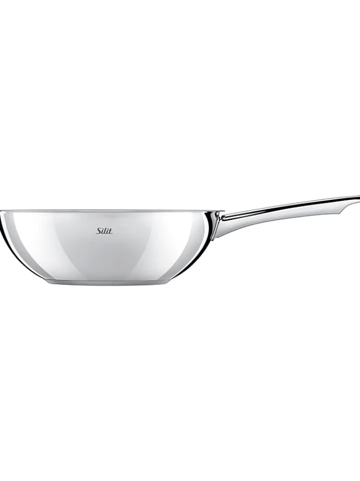 Silit Kochgeschirr<Edelstahl-Wok-Pfanne "Wuhan" - Ø 28 cm