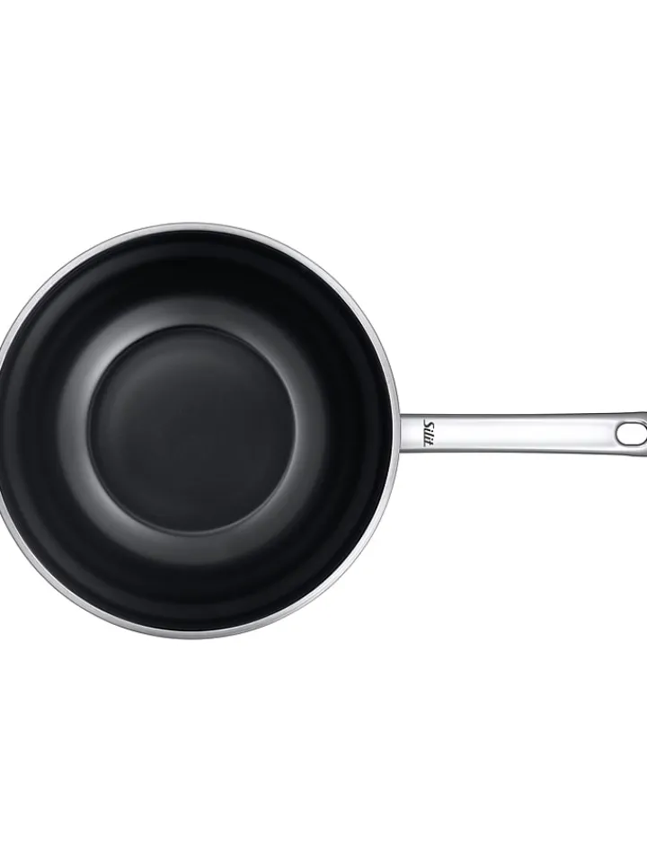 Silit Kochgeschirr<Edelstahl-Wok-Pfanne "Wuhan" - Ø 28 cm