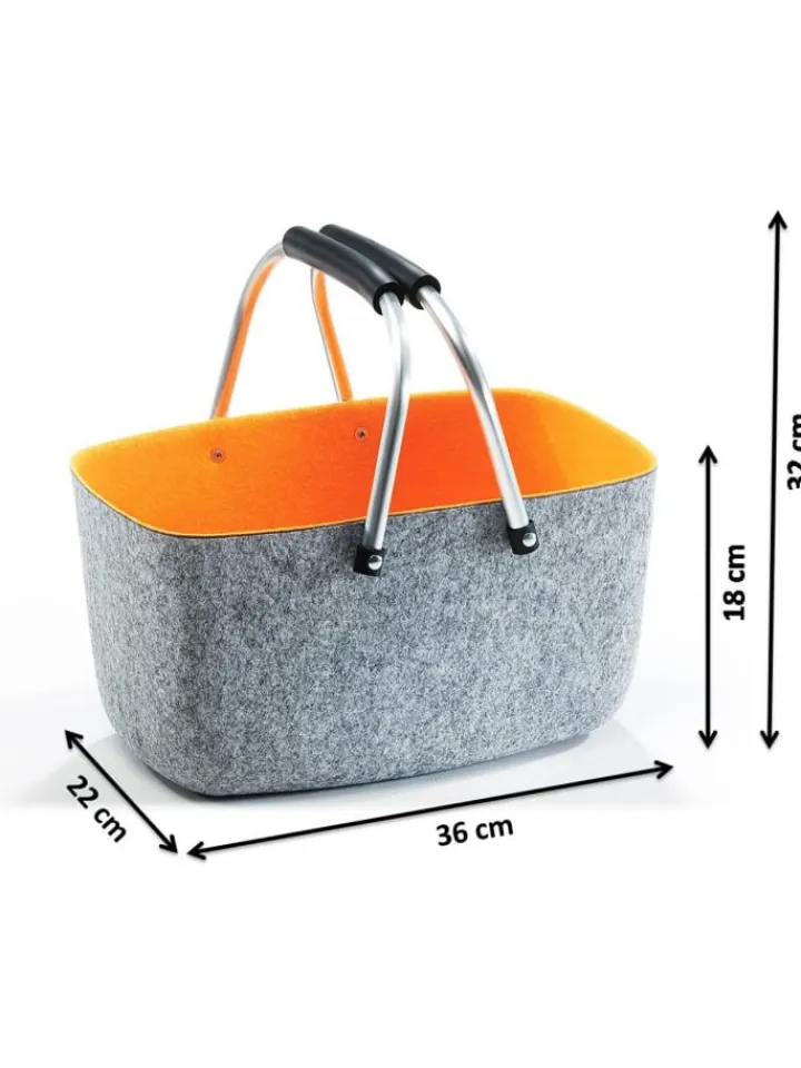 kobolo Einkaufstaschen & -Trolleys<Einkaufskorb KLAPPORA36 in Grau