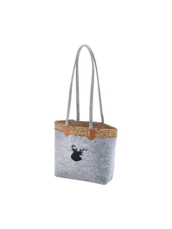 kobolo Einkaufstaschen & -Trolleys<Einkaufstasche GREYDEERBAG in Grau