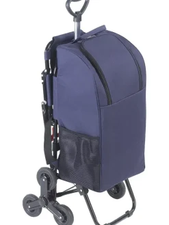 Wenko Einkaufstaschen & -Trolleys<Einkaufstrolley in Dunkelblau - (B)58 x (H)103 x (T)39 cm