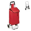 relaxdays Einkaufstaschen & -Trolleys<Einkaufstrolley in Rot - (B)40x (H)91 x (T)30 cm