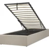 Beliani Betten & Matratzen<Einzelbett DINAN in Beige - (W) 99 x (H) 31 x (L) 214 cm