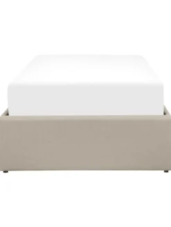 Beliani Betten & Matratzen<Einzelbett DINAN in Beige - (W) 99 x (H) 31 x (L) 214 cm