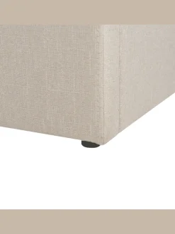 Beliani Betten & Matratzen<Einzelbett DINAN in Beige - (W) 99 x (H) 31 x (L) 214 cm