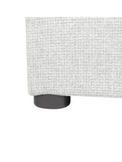 Beliani Betten & Matratzen<Einzelbett DINAN in Grau - (W) 97 x (H) 31 x (L) 214 cm