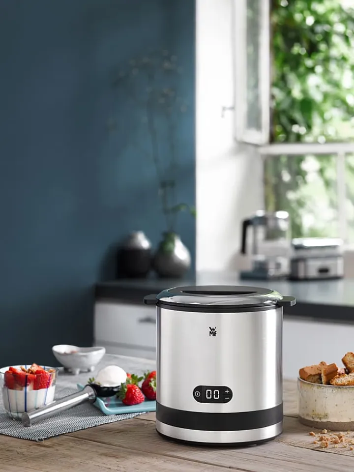 WMF Küchenelektronik<Eismaschine "KüchenMinis" in Silber/ Schwarz