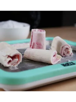 Stoneline Koch- & Backutensilien<Eisplatte für Hausgemachte Eiscreme Speiseeis in Rosa