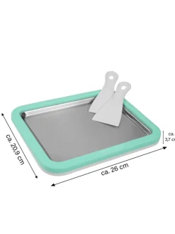 Stoneline Koch- & Backutensilien<Eisplatte für Hausgemachte Eiscreme Speiseeis in Mint