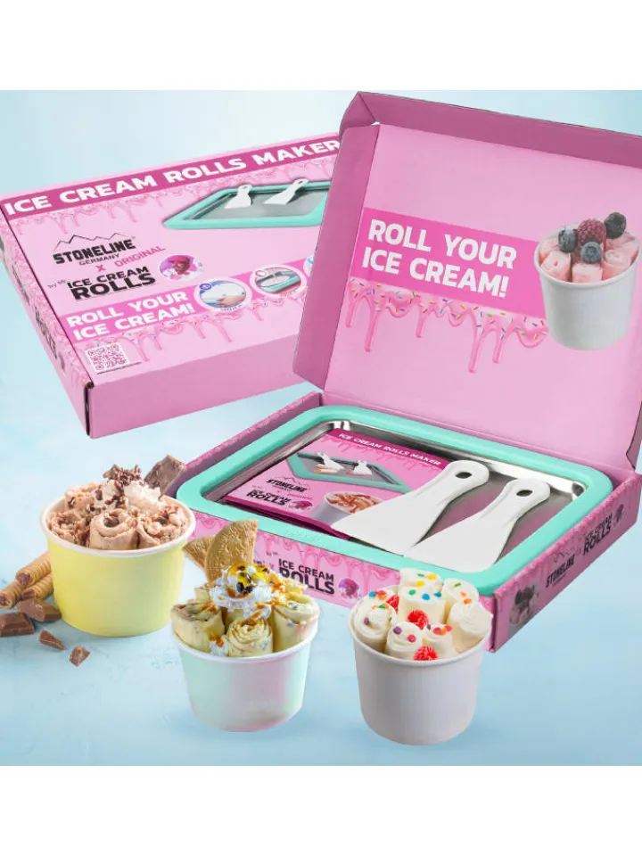 Stoneline Koch- & Backutensilien<Eisplatte für Hausgemachte Eiscreme Speiseeis in Mint
